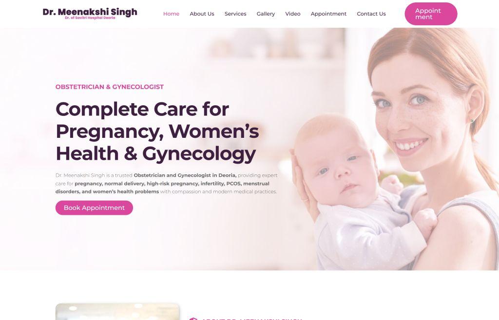 Dr Meenakshi Singh Website Designed By Aristo Coders